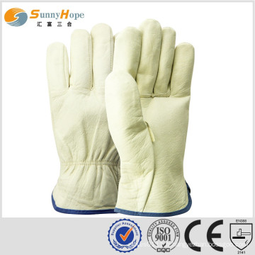 Gant de cuir gants de travail gants de conducteur gants de protection des mains